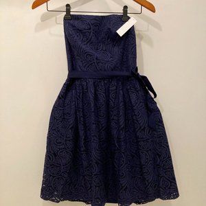Lace Trina Turk Strapless Mini Party Dress NWT
